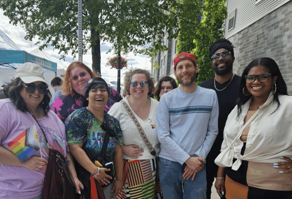 GreenPath team members showing their PRIDE at a celebration in Ferndale, Michigan