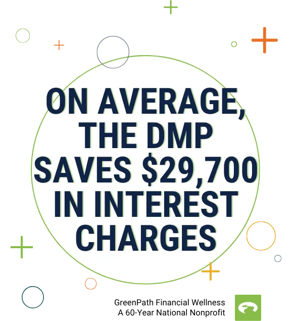 Stat: on average the DMP saves $29,700 in interest charges.